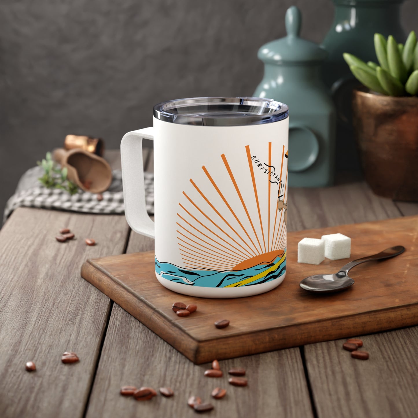 Dawn Patrol Coffee Insulated Coffee Mug, 10oz