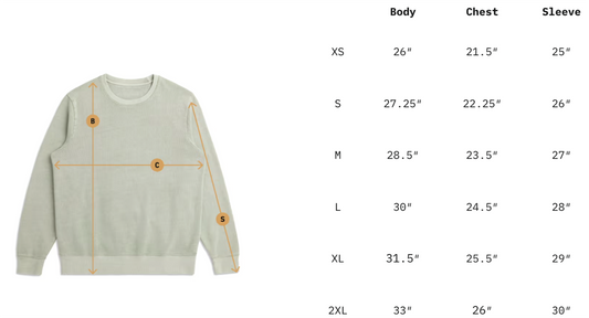 Dune French Terry Surf in a Can Crewneck Sweatshirt (XL)