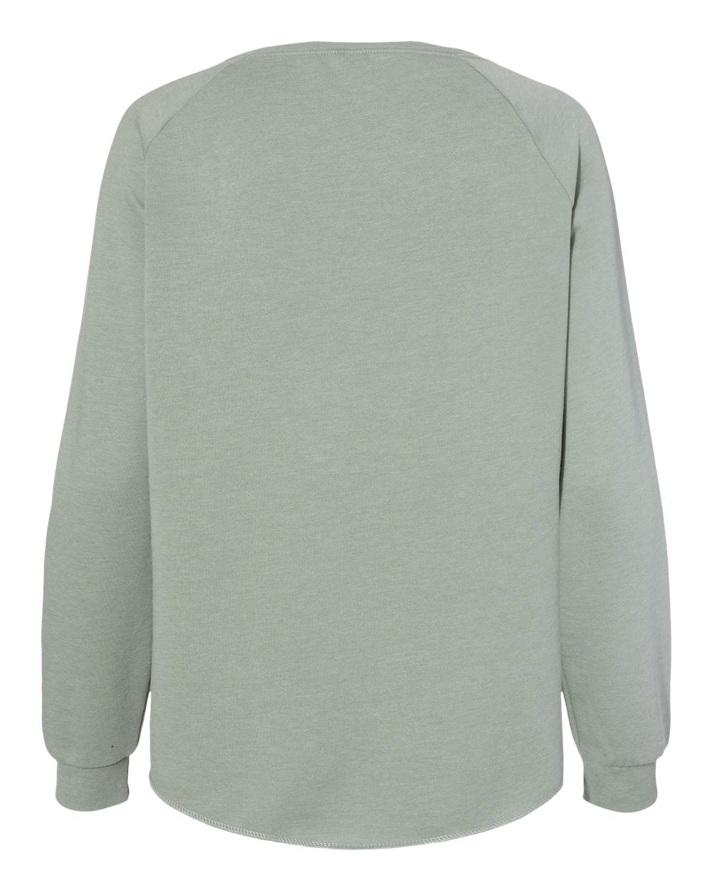 Sage Stok'd Nipa Hut Cropped Sweatshirt with Ribbed Waist
