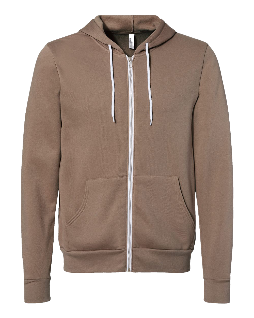 Vintage Brown Unisex Sponge Fleece Full-Zip Hoodie Sweatshirt