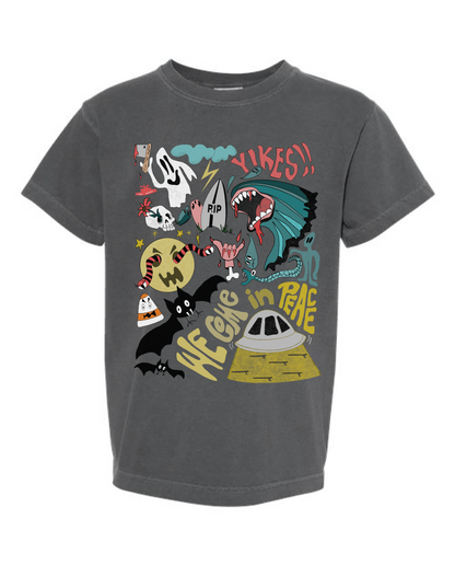 Youth Halloween Garment-Dyed Tees (2 designs)
