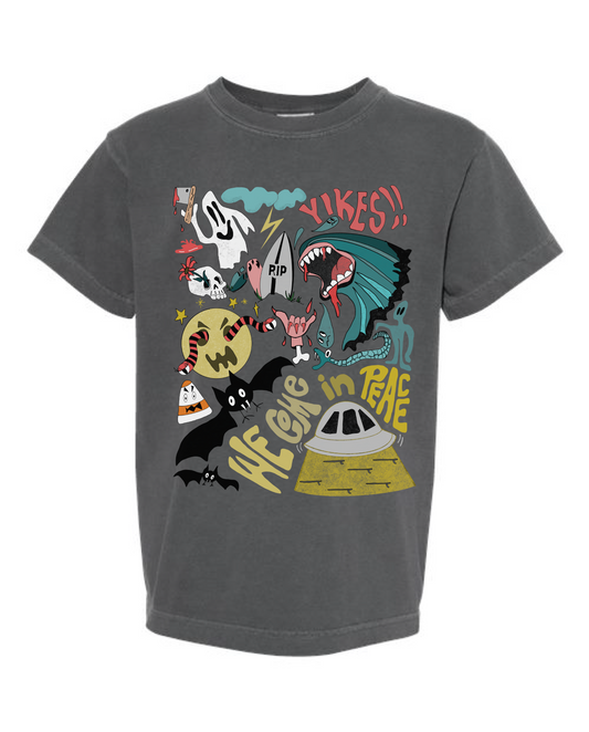 Youth Halloween Garment-Dyed Tees (2 designs)