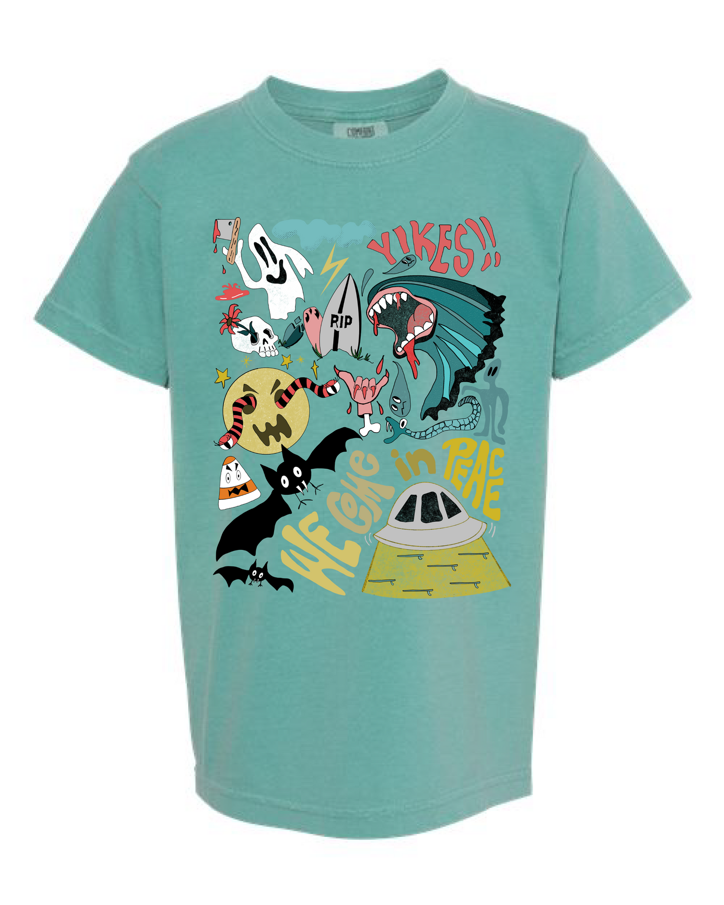 Youth Halloween Garment-Dyed Tees (2 designs)