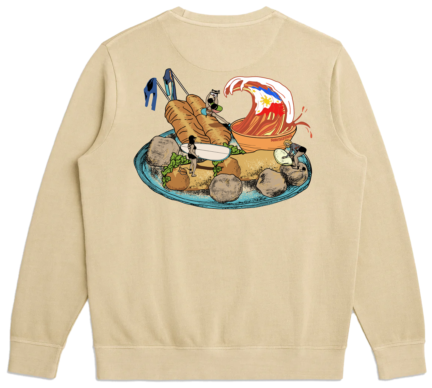 Dune "Filipino Street Food" French Terry Crewneck Sweatshirt