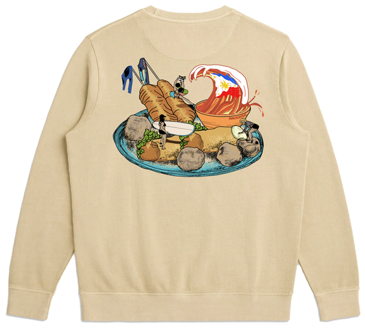 Dune "Filipino Street Food" French Terry Crewneck Sweatshirt