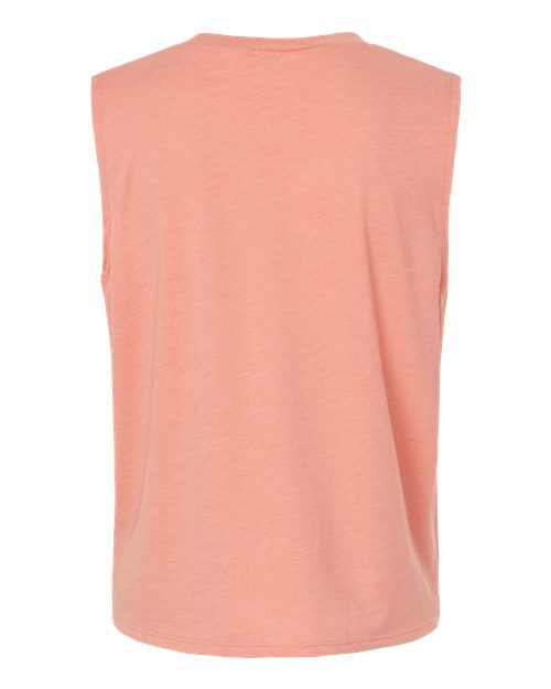 Heather Sunset Coral Longboard Sunrise Crop Tank