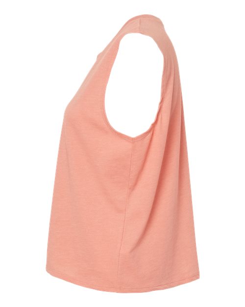 Heather Sunset Coral Longboard Sunrise Crop Tank